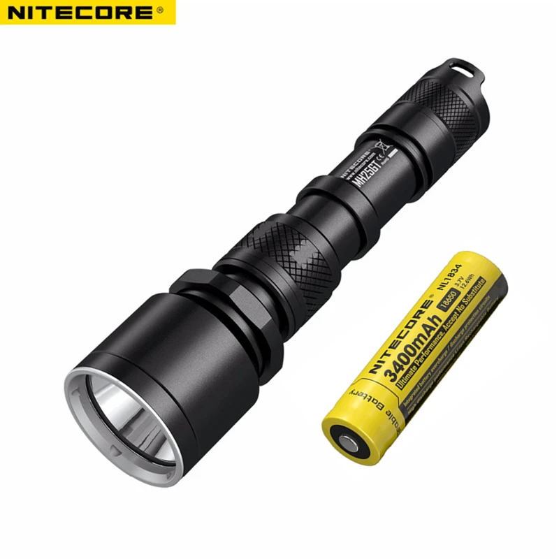 Перезаряжаемые flashligh NITECORE MH25GT CREE XP-L HI V3 светодиодный Макс. 1000LM расстояние луча 452 метров тактический фонарик с батареей