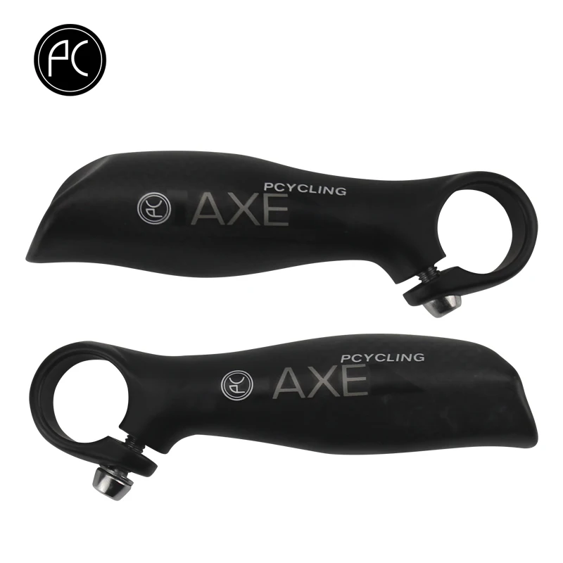 

PCycling Bicycle Grips Super Light Ergonomics 3k Carbon Fiber Mountain Bike Handlebar Ends 22mm Matte Black Cycling MTB Bar