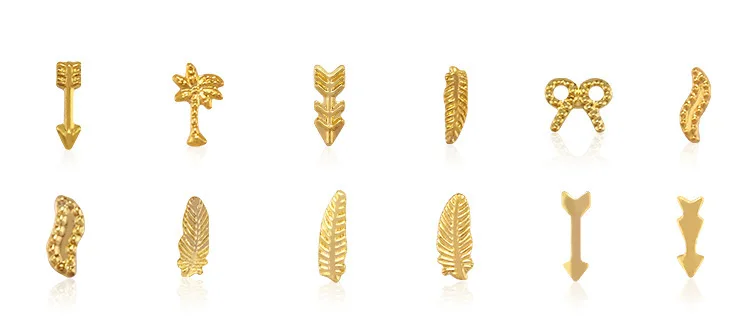 3D Полые Украшения для дизайна ногтей металлические геометрические золотые наконечники DIY Инструменты для дизайна ногтей модные декоративные наклейки для ногтей