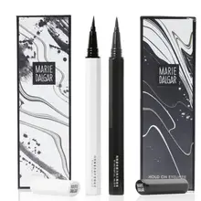 Новая Толстая черная Удлиняющая подводка для глаз 1 мл долговечная натуральная быстросохнущая легко носить 2 цвета на выбор