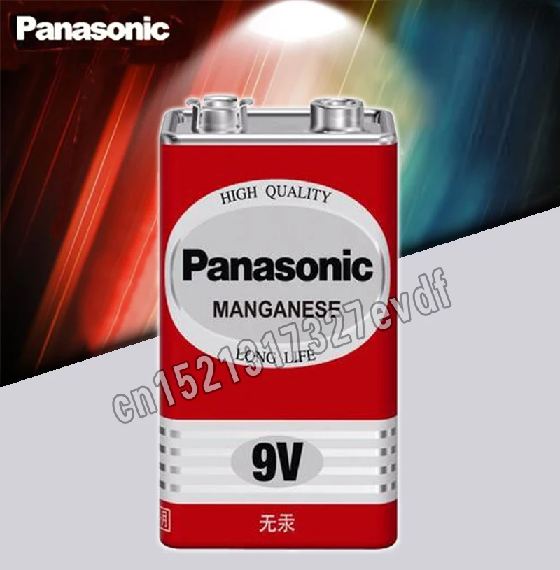 1 шт./лот 100% натуральная Panasonic Greencell PP3 6F22 6LR61 MN1604 9 в блок сверхмощный