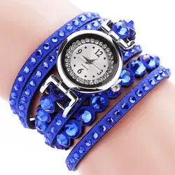 CCQ smart watch Для женщин сердечный ритм леди платье Для женщин Мода Повседневное аналоговые кварцевые Для женщин горный хрусталь часы браслет