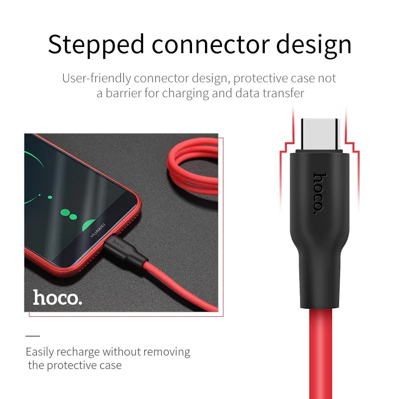 HOCO USB Type C кабель для Samsung Galaxy S9 S8 быстрой зарядки и синхронизации данных Huawei P10