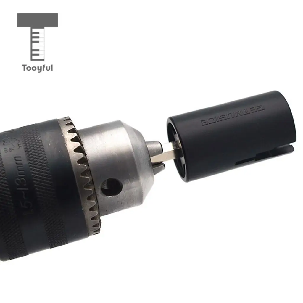 Tooyful Portable String Peg Puller Removal Head Electric Drill for Guitar Bass Banjo Repair Tool