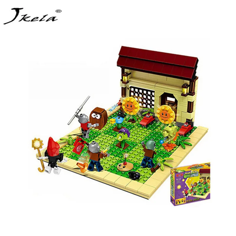 

[2019] New ideas plants vs zombies struck game Building Blocks set Toys Compatible With legoingly for children action