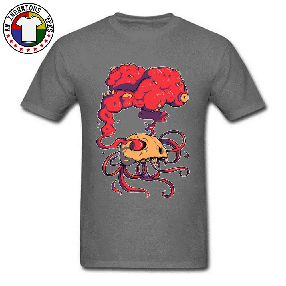 Casual Skull and guts O-Neck T-shirts ostern Day Tops Tees Short Sleeve for Men Prevailing All Cotton comfortable Top T-shirts Skull and guts carbon