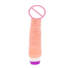 19 5 4 cm sex Products vibrating dildos adult sex toys for woman anal realistic penis