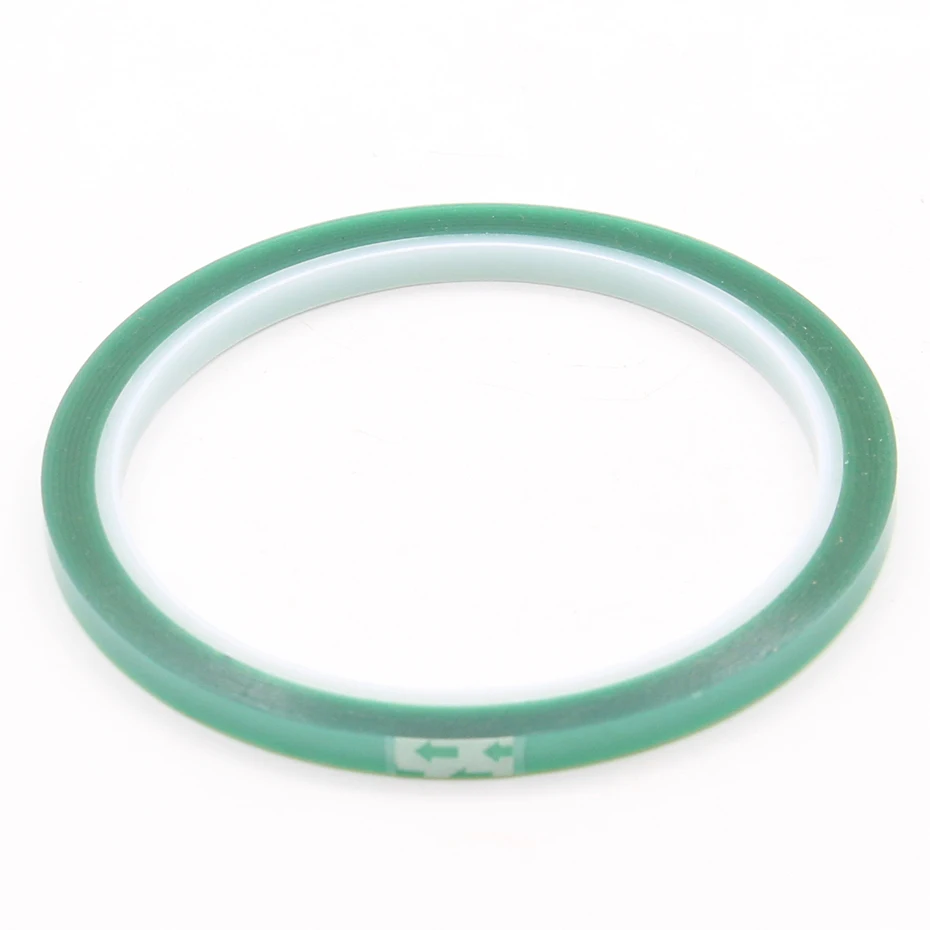 1PCS 3-10mmx33M PET green high temperature adhesive tape Green plastic car paint spray paint plating protective plastic