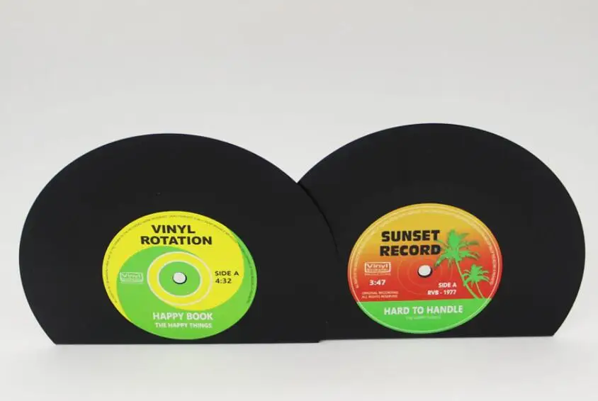 الإبداعية الفينيل السجلات الدفتين خزانة مناسبة للمنازل والمكاتب ديكور