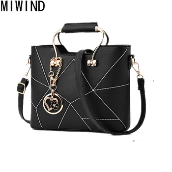 

MIWIND Woman Bag 2017 New Sweet Fashion Woman Shoulder Bag Exquisite Pendant Decoration Woman Small Crossbody bag TYX1243