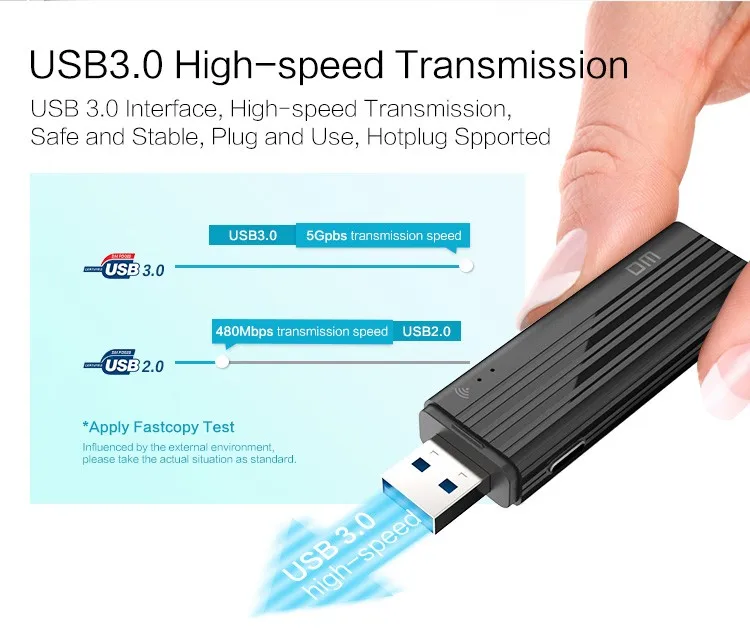 DM WFD016 32 ГБ беспроводной флэш-накопитель USB 3.0 высокую скорость Передачи Данных Для iPhone/Android/ПК USB Flash диск