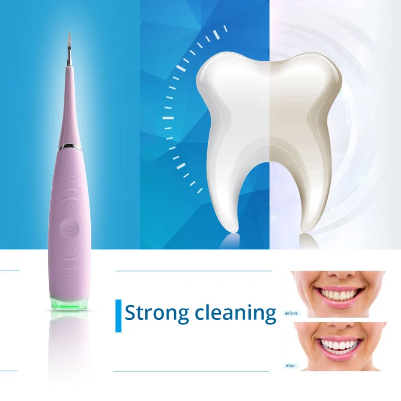 Máquina de Sonic Escova de Dentes Removedor de Cálculo para Lavagem da Boca Scaler Dental Elétrica Recarregável Dente Dentista Ferramentas 2 Cores Usb 5 Cheap Escovas de dente elétricas