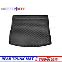 Для Volkswagen Tiguan-автомобильный коврик для багажника, коврик для багажника, задний коврик для багажника, автомобильный Стайлинг