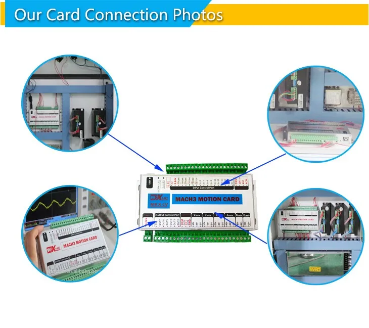 3-осевой mk3 mach3 числового программного управления 2000 кГц USB ЧПУ плавным движением карты контроллера