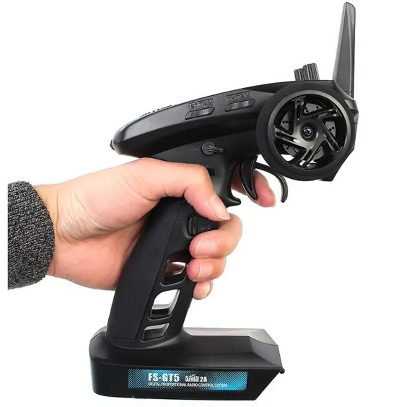 

Flysky FS-GT5 6CH RC Transmitter with FS BS6 Receiver 2.4Ghz AFHDS 2A Protocol Transmitter and Receiver for DIY RC Drone RC Car