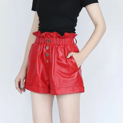 

2019 New Fashion Genuine Sheep Leather Skirt E41