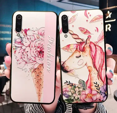3D рельефный узор для Huawei Mate 20 10 Lite P30 P8 P9 P10 P20 Pro P Smart Y9 2019 чехол Honor Play 7A 8X 9 TPU