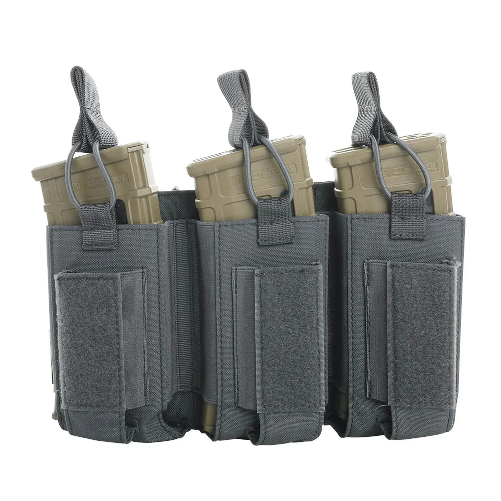 Отличные Элитные бизань тактические Molle тройной журнал сумки военный клип мешок AK M4 пистолет Пейнтбол игры аксессуары