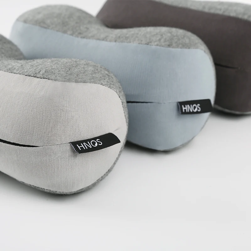 Hnos подушка для путешествий с эффектом памяти и медленным отскоком, хлопковая подушка для путешествий, подушка для шеи, подушка для сна для путешествий