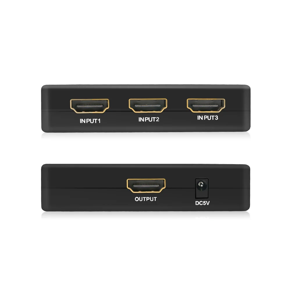 Высокопроизводительный HDMI сплиттер 3 порта переключатель порт для XBOX 360 PS3/4 Smart