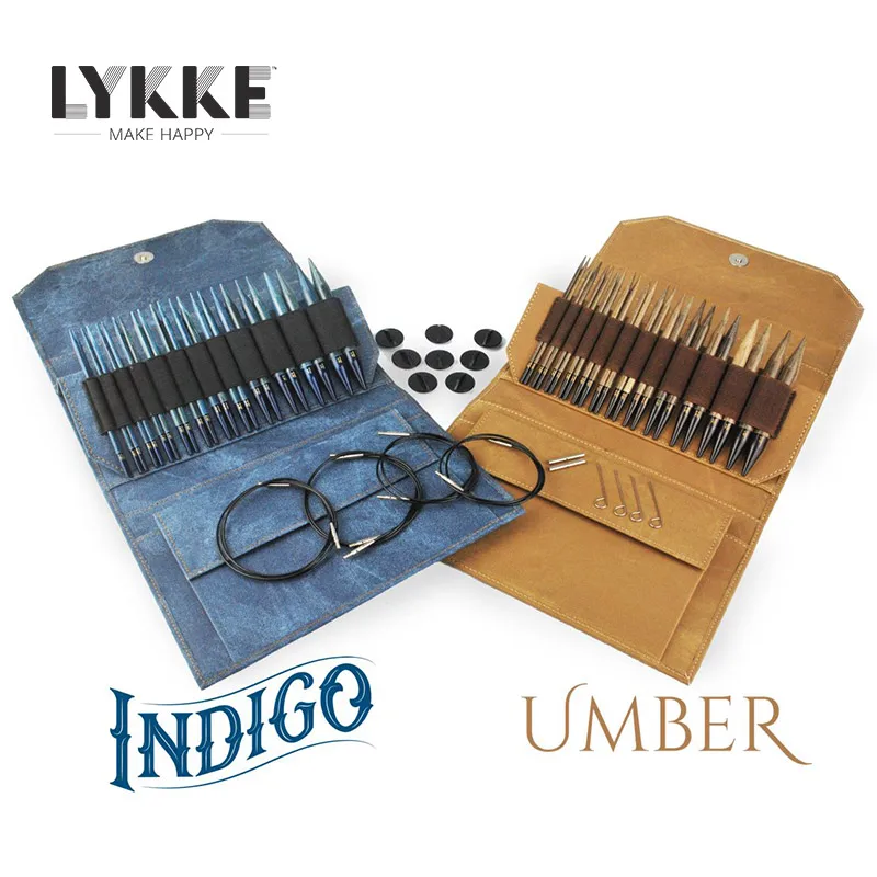 - LYKKE 5 Interchangeable Circular Knitting Needle Set