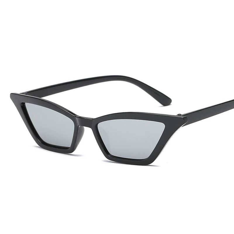 Новые модные сексуальные солнцезащитные очки кошачий глаз, женские маленькие ретро солнечные очки Cateye розового цвета, женские винтажные очки 90 s, очки с защитой от уф400 лучей