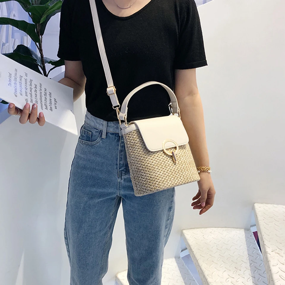 Straw Bucket Bag (19)