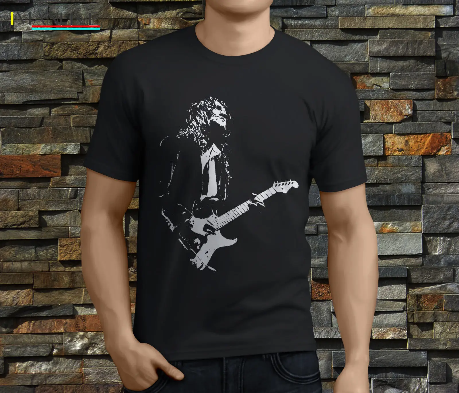 

John Frusciante Red Hot Chili Peppers Guitarist Men's Black T-Shirt Size S-3XL Tee Shirts Hipster O-Neck Cool T-Shirts Designs