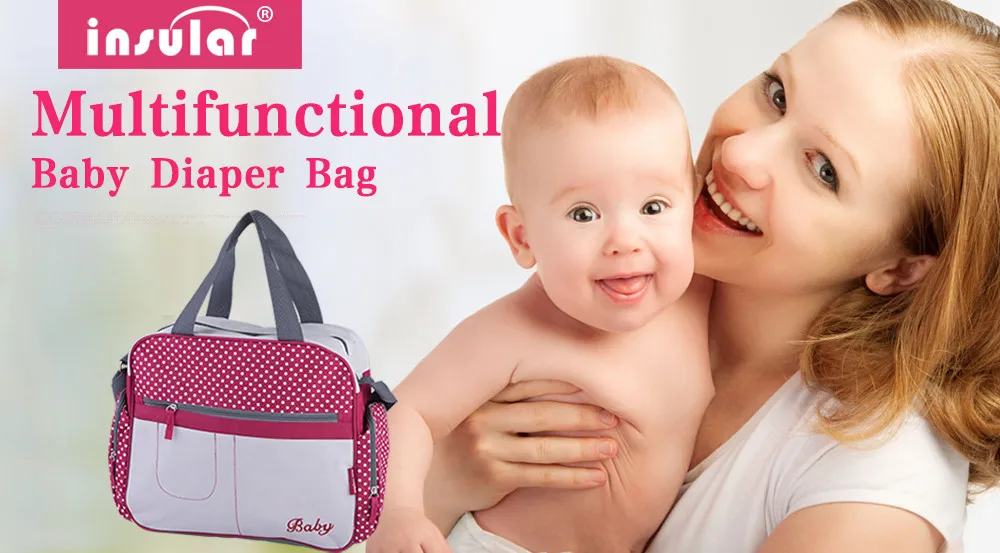 Бренд Большой пеленки детские сумки для мамы Bebe Bolsa Maternidade Многофункциональный Dot Подгузники Мать сумка для беременных сумки для Подгузники