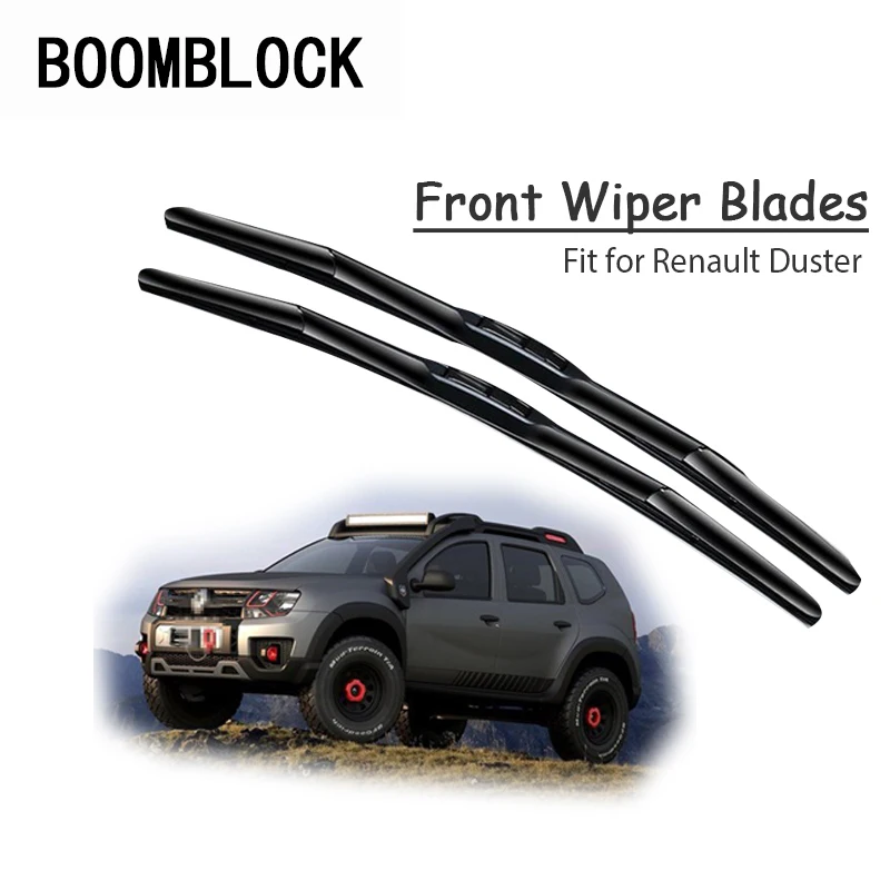 Резиновые передние щетки стеклоочистителя для Renault Dacia Duster MK1 MK2 2018 2017 2009