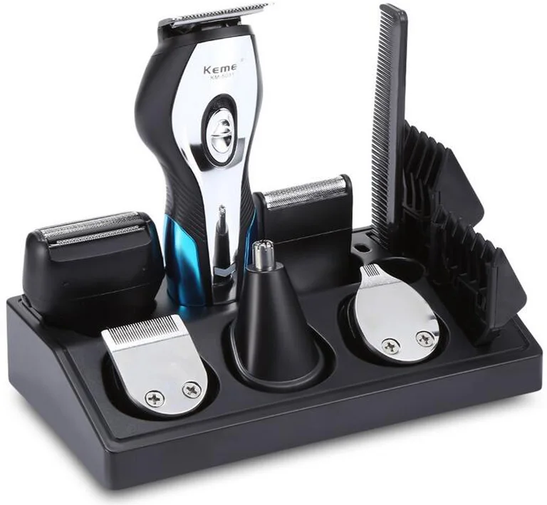 

kemei 11 In 1 Professional Hair Clipper Rechargeable 0mm Baldheaded Hair Trimmers Barber Styling Haircut Machine