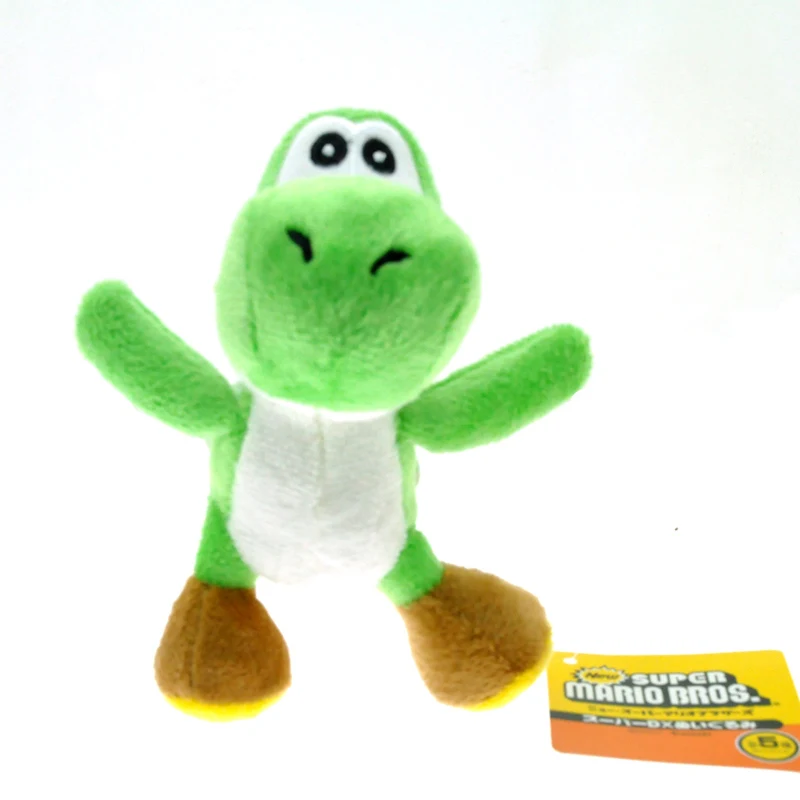Плюшевые игрушки 12 см Super Bros Yoshi дракон брелок с подвеской из плюша мягкие