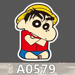 Doinbby A0579 Crayon Shin-Chan Водонепроницаемый наклейка для автомобилей ноутбука Чемодан граффити скейтборд мультфильм Тетрадь Стикеры s