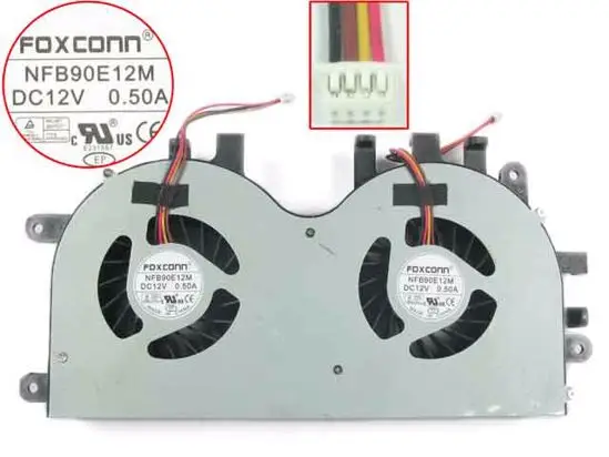 Forcecon NFB90E12M DC 12V 0.50A 4 провода Сервер вентилятор