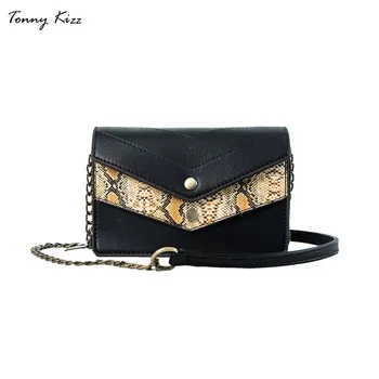 

Tonny Kizz fashion women crossbody bags with snake prints luxury handbags designer bolsa feminina shoulder bag multiple layers