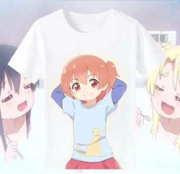 01 Новая футболка для косплея Watashi ni Tenshi ga Maiorita аниме WATATEN! Ангел летела Хана широсаки футболка полиэстер мужские футболки топы - Цвет: 01