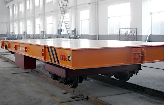 

10T 20T 50T 100T Battery Transfer Car for Assembly Line Steel Transfer Trolley for Heavy Plant