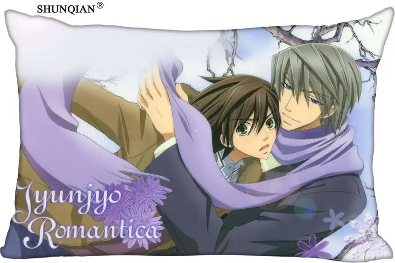 

World's first love Slash Anime Pillow Case (Two sides) High Quality Custom Zippered Rectangle soft Pillow cover Best gift