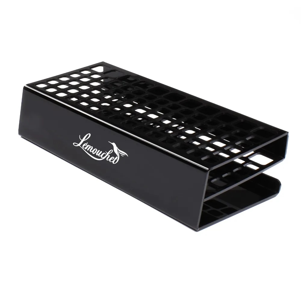 Online 86 Slots Premium Stift Halter Acryl Schreibtisch Stehen 2 Loch Größen Durable Organizer Lagerung für Gel Stifte Bleistifte Kunst Marker pinsel Stift