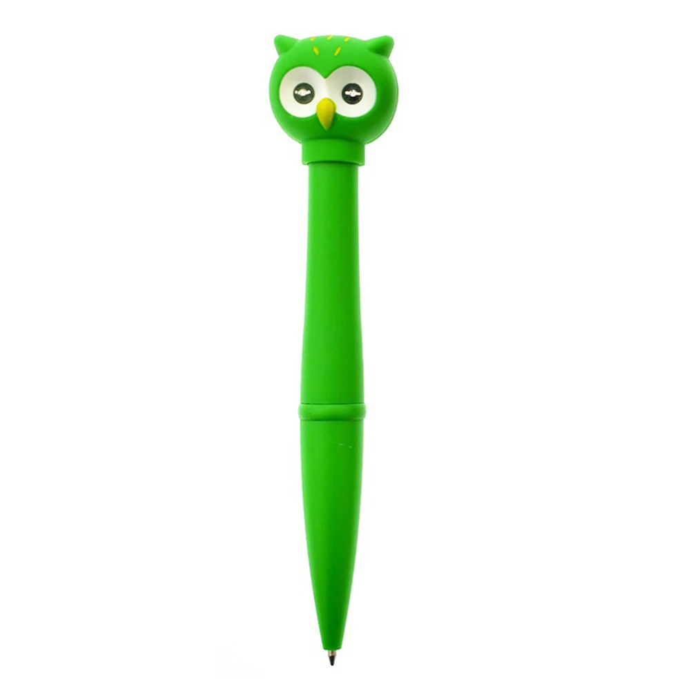 2018 Creative Monkey Owl Electronic Flashlight Pen Lights Stationery Office Kids Gift