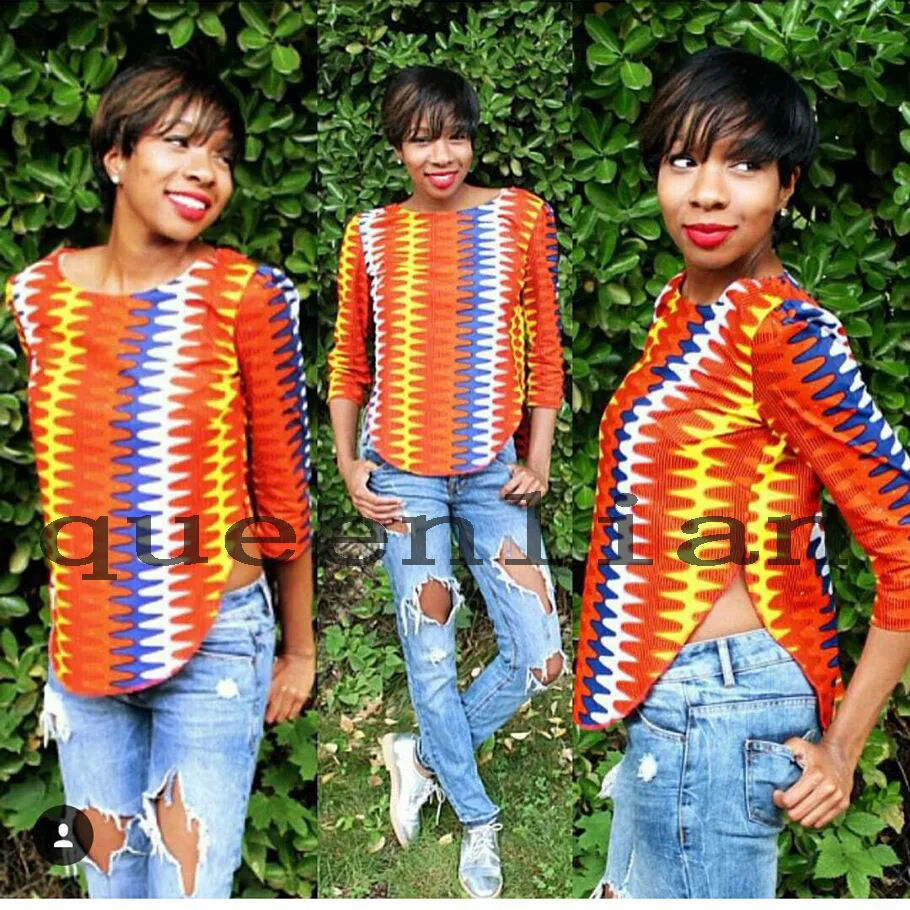 (Быстрая доставка) 2016 Новый дизайн моды традиционной африканской печати Dashiki