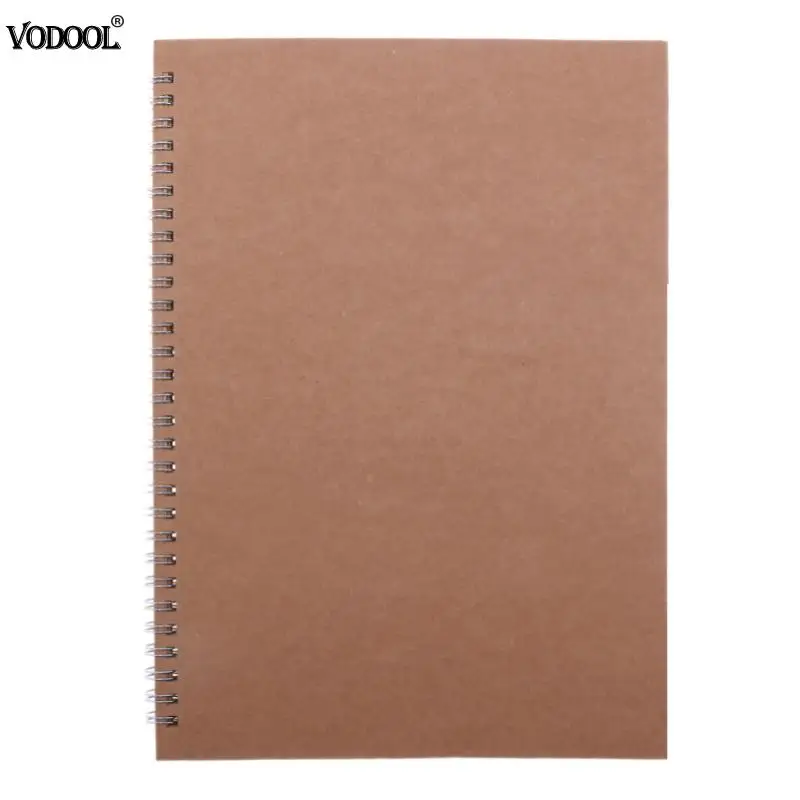 

2018 New Spiral Dot Notebook Blank Paper Journal Traveler's Diary Sketchbook Office School Supplies Stationery 26.5*19.3cm