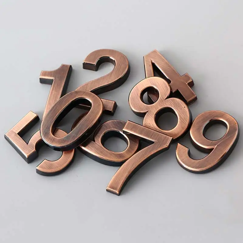 

0-9 Digits Sticker 5CM Modern Number Hotel High Quality 1PC Number Plate Sign House Door Address Hot Sale Popular