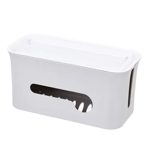 2019 Electronic Accessories Wire Line Collection Power Strip Cable Organizer Box Winder Container Manager Storage Case Holder
