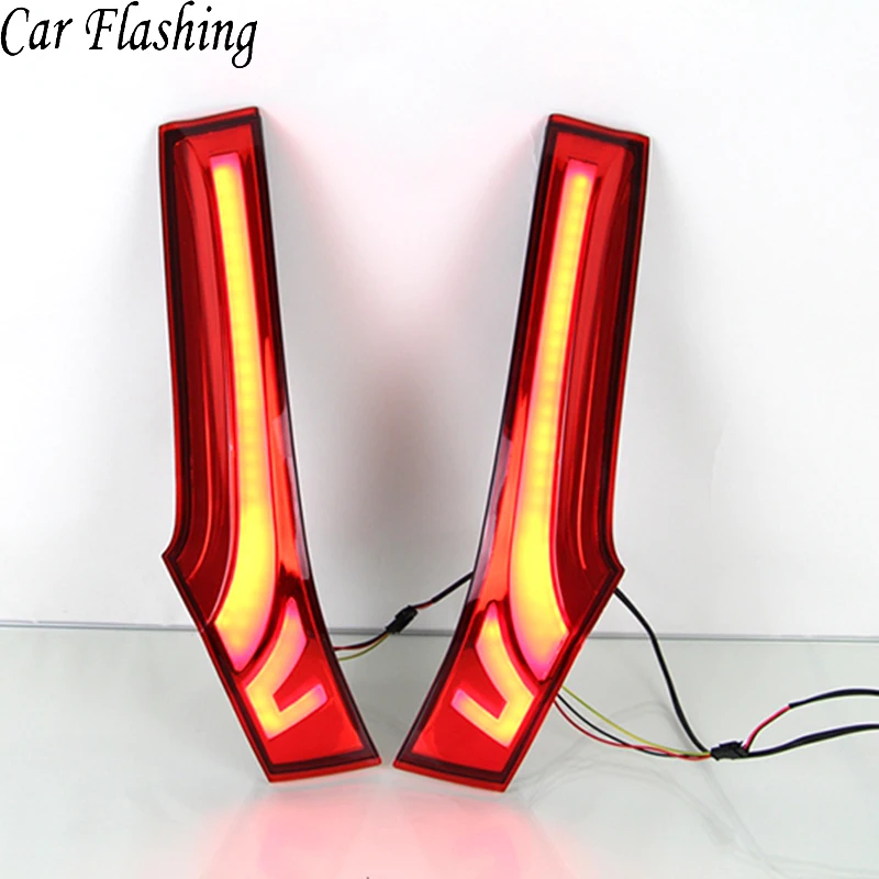 2 шт. для Honda Fit JAZZ автомобильные аксессуары светодиодный фонарь задний фонарь тормоза задний противотуманный светильник