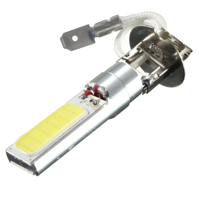 Best Price H3 COB LED Super Bright White Car Auto DRL Driving Fog HeadLight Parking Light Lamp Bulb DC12V