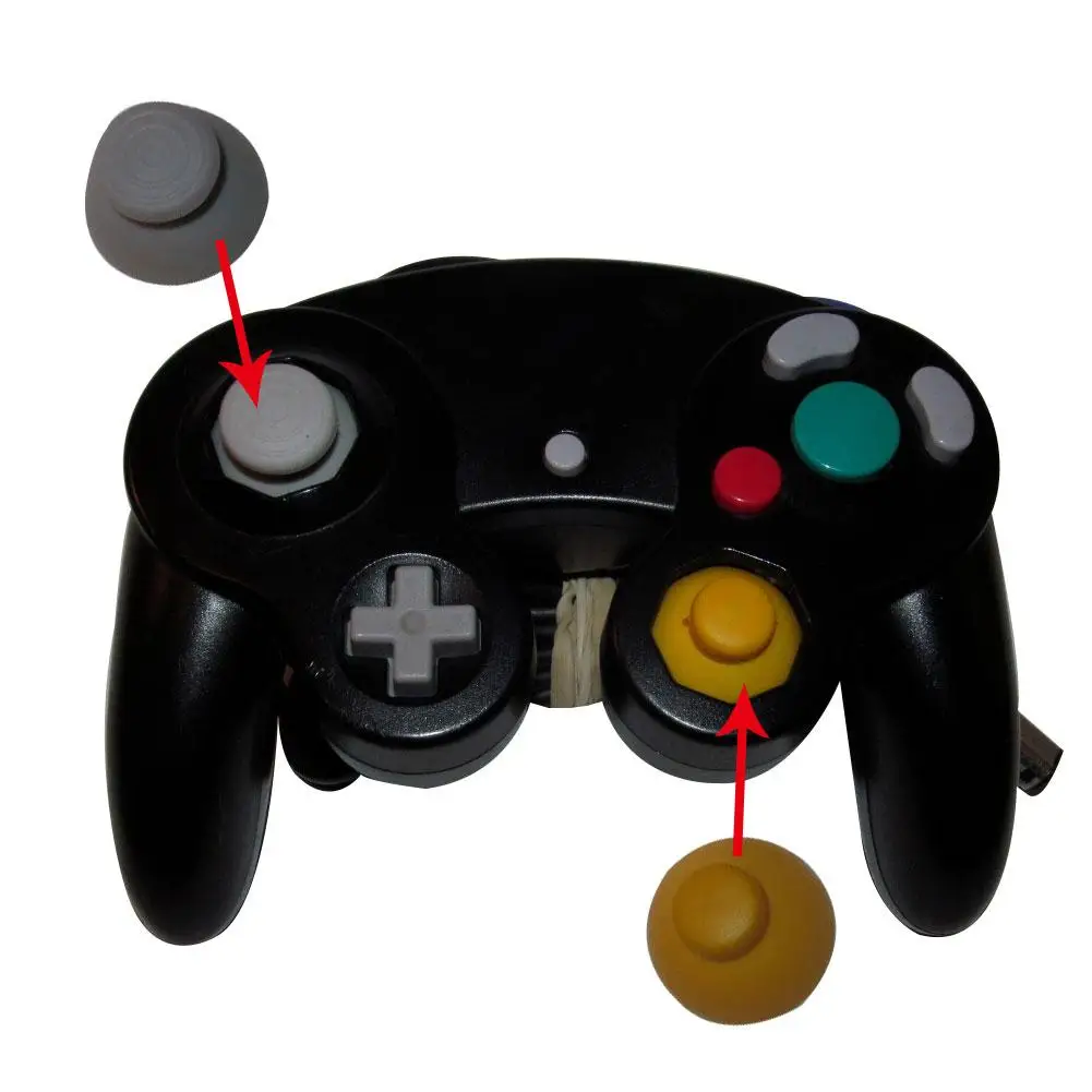 

10Pcs Replacement Controller Joystick Thumbstick Caps for Nintendo Gamecube Replacement Controller for Nintendo