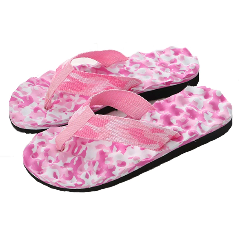 

2018 Simple Couple Home Women's Slippers Summer Beach Thick Bottom Wedge Sandals Outdoor Leisure Non-Slip Pinch Toe Flip flops