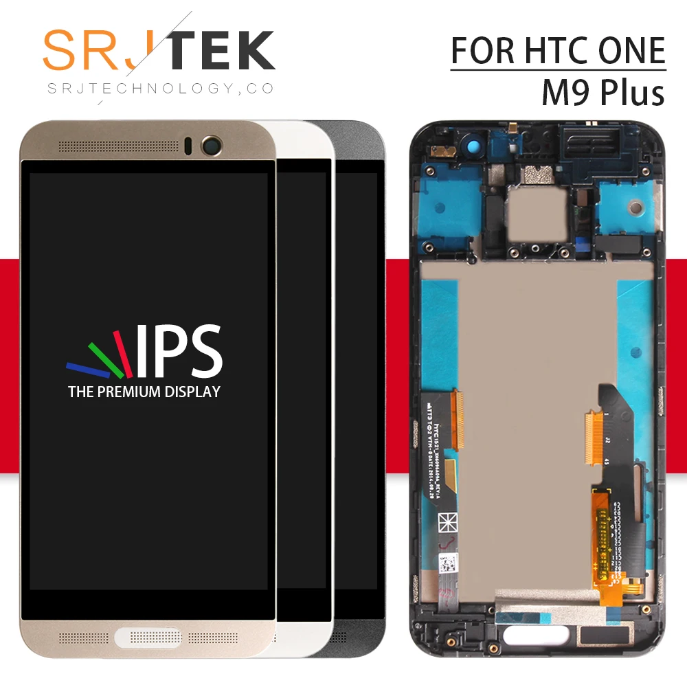 

Srjtek screen For HTC One M9 Plus LCD Touch Digitizer Sensor Glass with Frame Assembly 5.2'' For HTC M9 Plus Display Touch