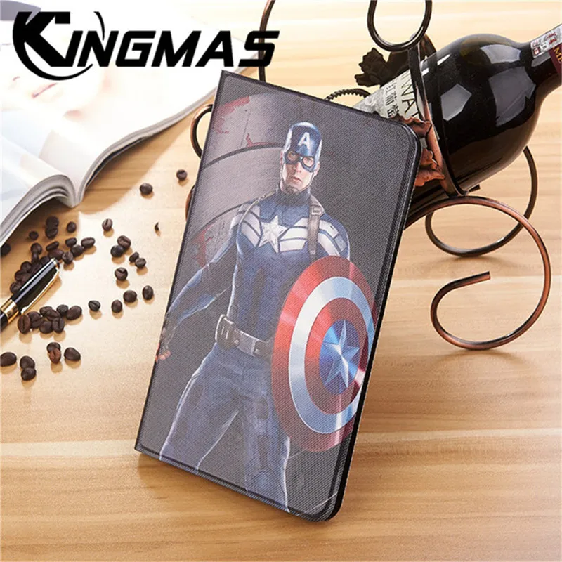 

Superman Cartoon Cover Case for iPad mini 1/2/3/4 7.9 inch Ultra-thin Soft Collapsible Stand Car Wake-up PU Leather Leath